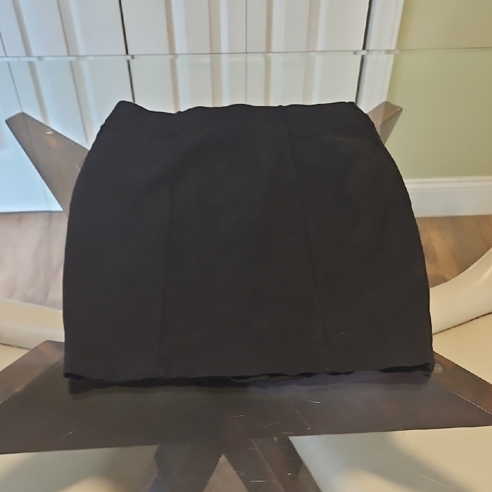 Black Mini Pencil Skirt for Work